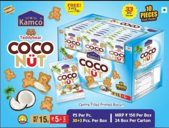 Coconut Teddy Bear 5rs/ MRP 150/ 1 Carton 24pcs/01592