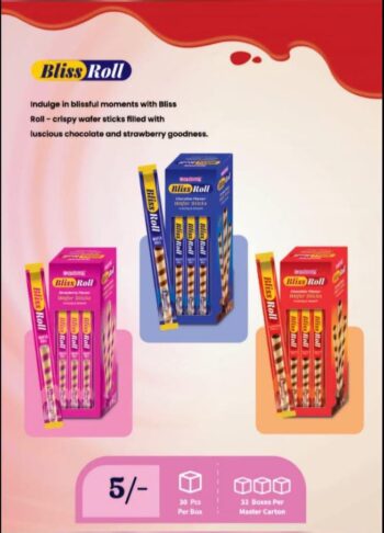 Blliss Roll 5rs/MRP 150/1Carton 32pcs/01597