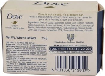 Dove Soap 75g - /MRP 65 /DP 53/1Carton-60 pcs / 01423