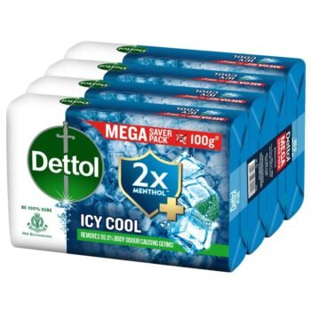 01435 /Dettol  ICY Cool Set Soap - /MRP 165 / DP 137/1Carton-36 set