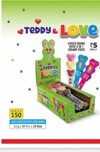 Krazy teddy love /MRP 150/ 1 Carton {24 Jar's} 00011
