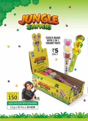 Jungle safari /MRP 150/ 1 Carton {24 Jar's} 00013
