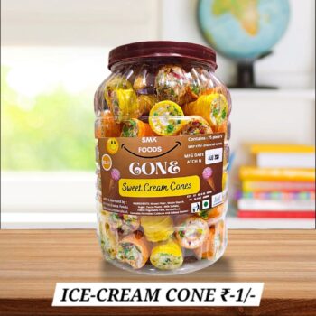 Ice cream cone /MRP 75/1 Carton {24 Jar's} 00016