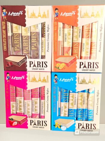 Paris Creamy Wafer /MRP 150/ 1 Carton {24 Jar's} 00032