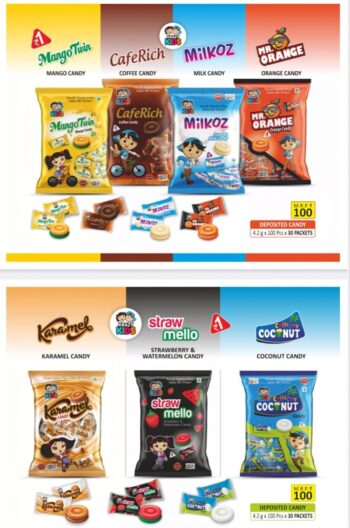 Krazy Candy Pouch /MRP 100/ 1 Carton {30 Jar's} 00056