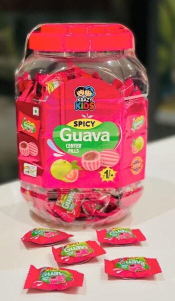 Krazy Guava Candy /MRP 160/1 Carton {16 Jar's} 00058