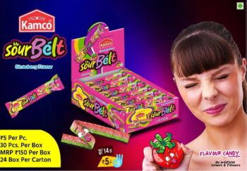 Kamco Sour Belt  /MRP 150/ -1 Carton {24 Jar's} 00204