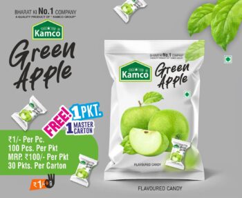 Green Apple Pouch /MRP 100/ 1 Carton {30 Jar's} 00083