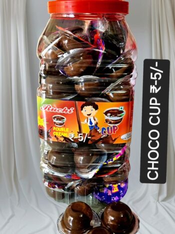 Choco Cup Jar Rs5 /MRP 300/ {1Carton-16 Jar's} 00104