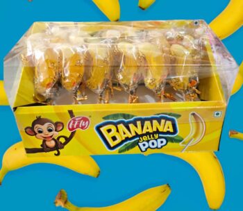 Banana Jelly Pop /MRP 120/ 1 Carton {18 Jar's} 00134