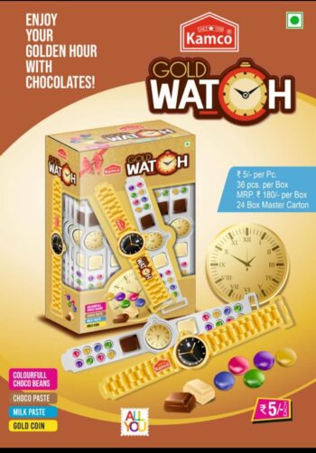 Gold Watch /MRP 180/1 Carton {24 Jar's} 00123