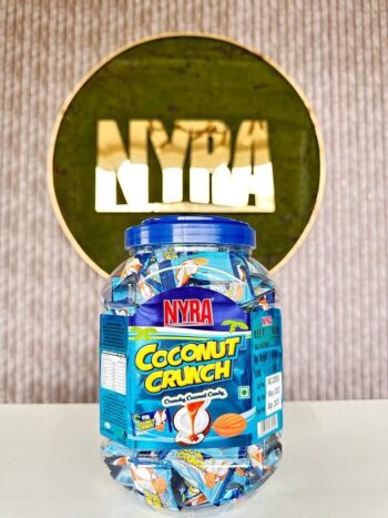 Nyra Candy Coconut Crunch /MRP 160/ -1 Carton {16 Jar's} 00136