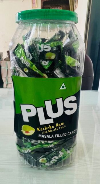 Plus Candy Jar  /MRP 170/ - 1 Carton {20 Jar's} 00159