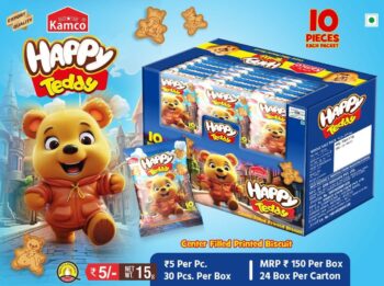 Happy Teddy /MRP 150/ - 1 Carton {24 Jar's} 00162
