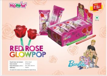 Red Rose Glow Pop   /MRP 150/ -1 Carton {24 Jar's} 00169