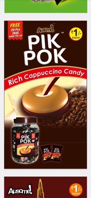 Pik Pok Coffee Jar-MRP 200/- 1 Carton {12 Jar's} 00185