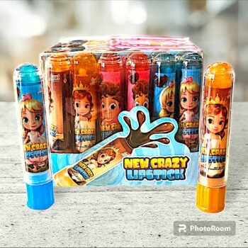 New Crazy Lipstick Candy - MRP 150/-  1 Carton {24 Jar's} 00189