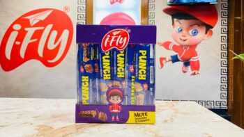 I-Fly Punch Chocolate Wafer -MRP 150/- 1Carton {30 Jar's} 00221