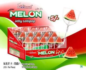 Melon Jelly Lollipop /MRP 150/1 Carton {18 Jar's} 00393
