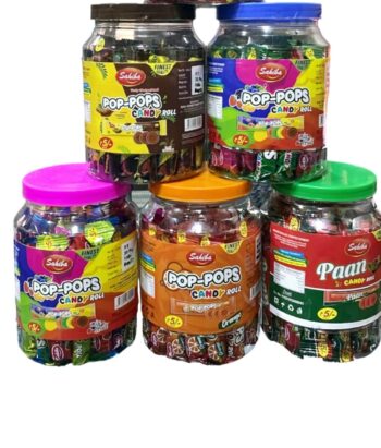 Simco Poppins Candy -MRP 150/- 1Carton {24 Jar's} 00222