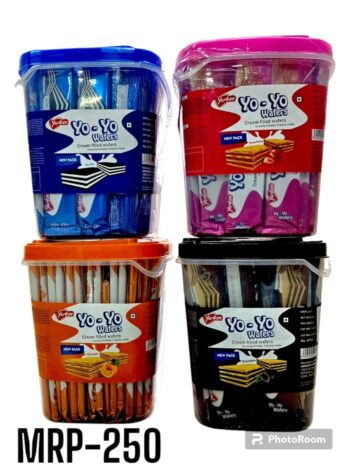 Yo-Yo Wafer Cream Cont - /MRP 250/1 Carton {12 Jar's} 00294
