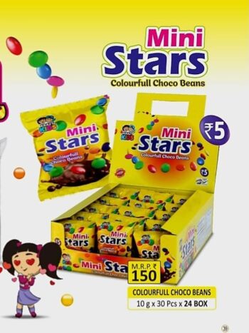 Mini Stars Box - /MRP 150/1 Carton {24 Jar's} 00295