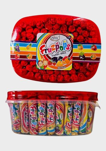 Fruzspop Candty Roll -MRP 200/- 1 Carton {18 Jar's} 00305