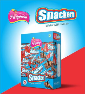 Snackers wafer Choco -MRP 150/- 1 Carton {24 Jar's} 00309