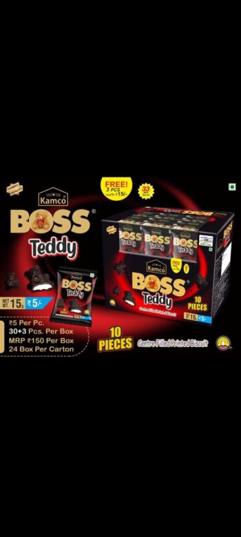 Boss Teddy -MRP 150/- 1 Carton {24 Jar's} 00310
