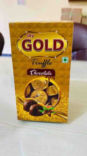 Sky Choco Gold Gift Box -MRP 150/- 1 Carton {50 Jar's} 00346