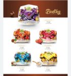 Rainbow Crystal Gift -MRP 225/- 1 Carton {18 Jar's} 00363