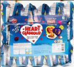 Heart Glamour Milk & Choco -  MRP 150/1Carton 32 jar/ 00499