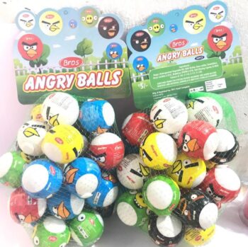 Angry Birds Balls - MRP 150/ 1 Carton {30 Jar's} 00436
