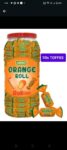 Orange Roll Toffee Chocolate - MRP 300/1Carton 12 jar/ 00450