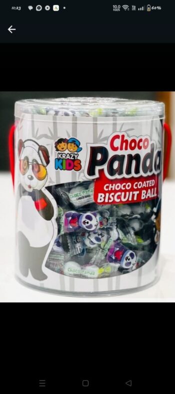 Choco Panda Biscuit Ball - MRP 150/1Carton 16 jar/00444