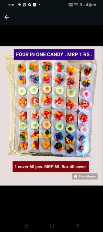Four In One Candy - Box 40 Cover -  00476