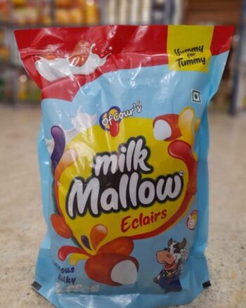 Milk Mallow Eclairs - MRP 100/1Carton 32 pkts/  00518