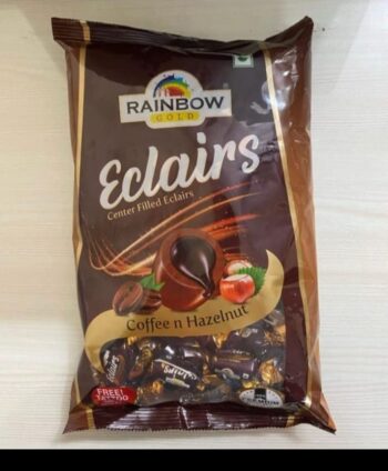 Eclairs Coffee & Hazelnut - MRP 100/1Carton 32 pkts/  00516