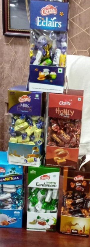 Crystal Eclairs -MRP 125/1Carton 24 jar/   00513