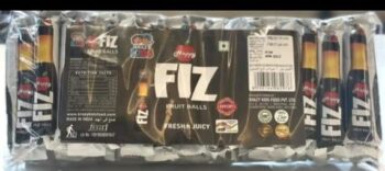Fiz Fruit Balls  - MRP 60/1Carton 30 jar/ 00533