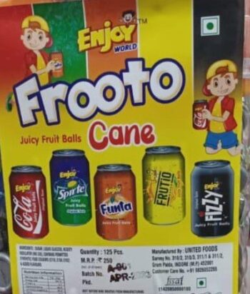 Frooto Cane - 125 Pcs - 00592