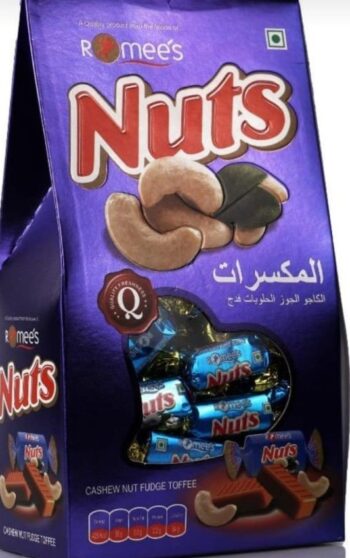 Cashew Nuts Toffee - MRP 100/1Carton 32 pkts/00586
