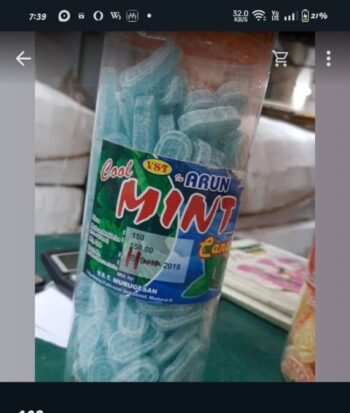 Cool Mint Candy - MRP 150/1Carton 36 jar/00625