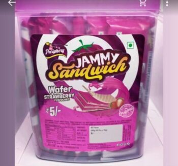 Strawberry Waffer - MRP 200/1Carton 12 jar/ 00611