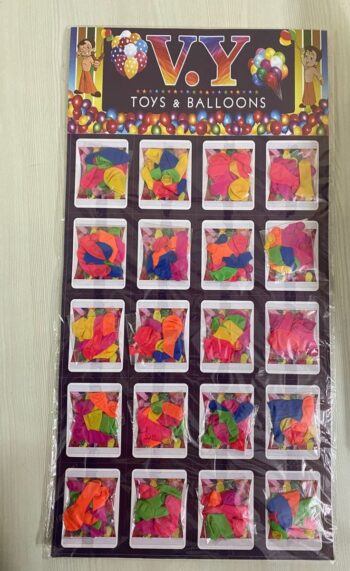 Delux Holi Balloons - /MRP 100/1 Carton {50 Pkt} 00406