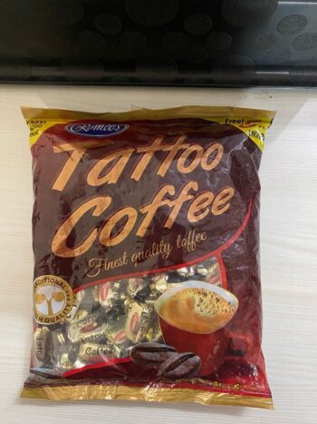 Coffee Tatoo Pouch -/MRP 50/ 1 Carton {40 Jar's} 00411