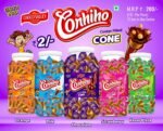 00408/2Rs Conhiho Center Filled Conewaffer chocolate /MRP 200/DP 142/1 Carton 12 Jar's