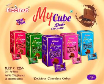 My Cube Dark Chocolate Mixed Box/MRP 125/1 Carton {36 Jar's} 00412