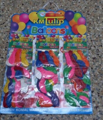 KM Tulip Balloons - MRP 120/1Carton 36 jar/00645