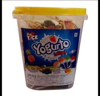 Yogurto Lolipop - MRP 300/1Carton 16 jar/ 00726